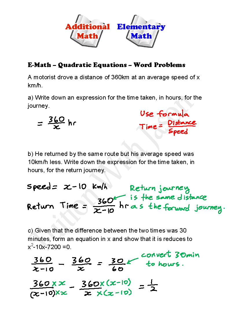 simultaneous equations worksheet word problems with answers